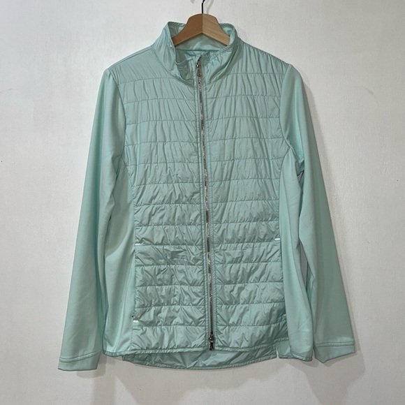 Peter Millar Jackets & Blazers - PETER MILLAR WOMENS PUFF JACKET FULL ZIPPER Sz LG